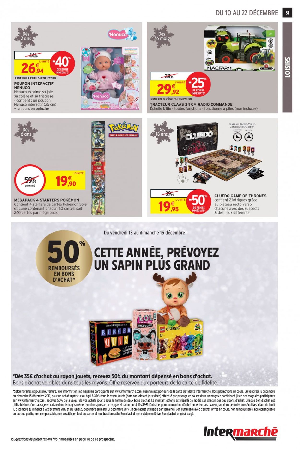 Intermarché catalogue de Noël 2019 Catalogue - 10.12-15.12.2019 (Page 77)