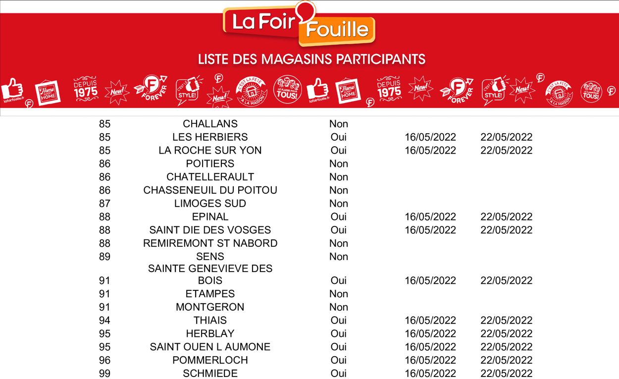 La Foir'Fouille Catalogue - 18.05-29.05.2022 (Page 21)
