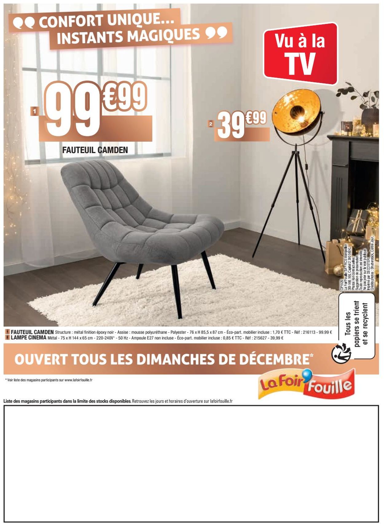 La Foir'Fouille catalogue de Noël 2019 Catalogue - 02.12-08.12.2019 (Page 7)