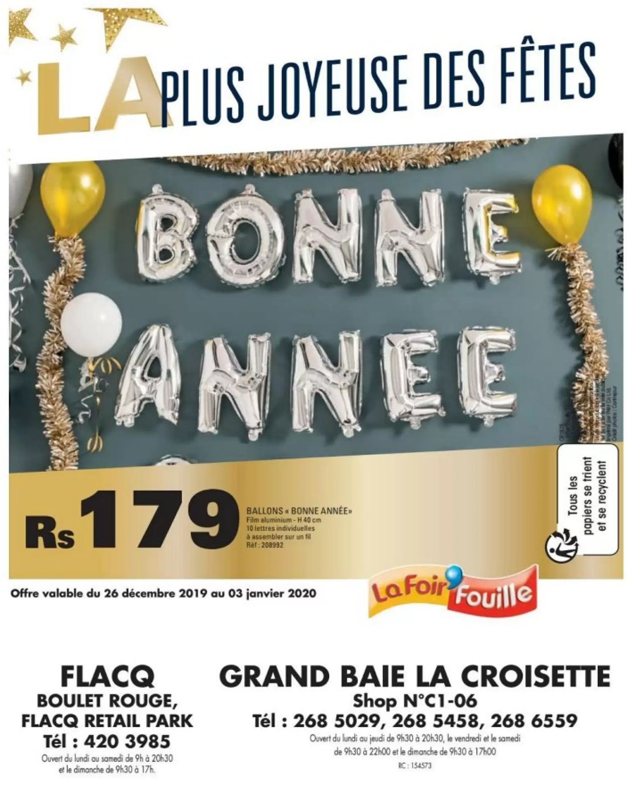 La Foir'Fouille Catalogue - 26.12-03.01.2020 (Page 7)