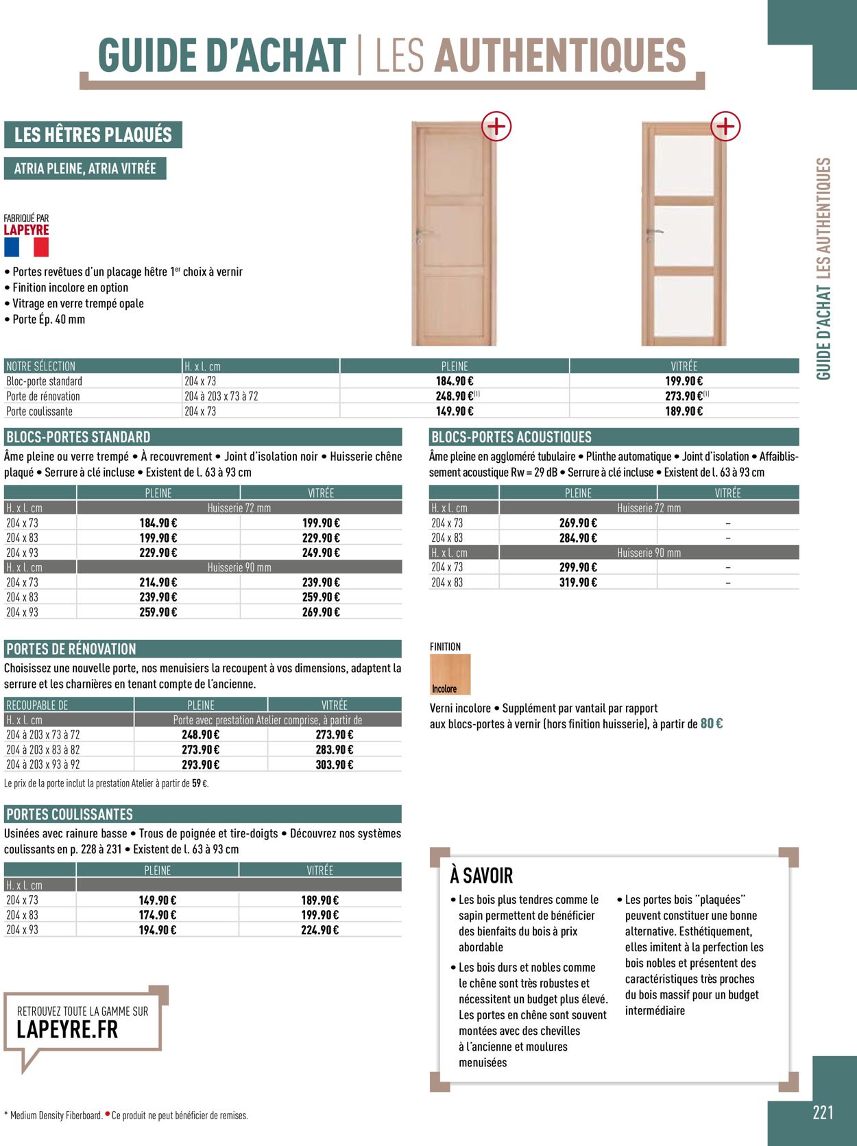 Lapeyre Catalogue - 01.06-30.09.2022 (Page 221)