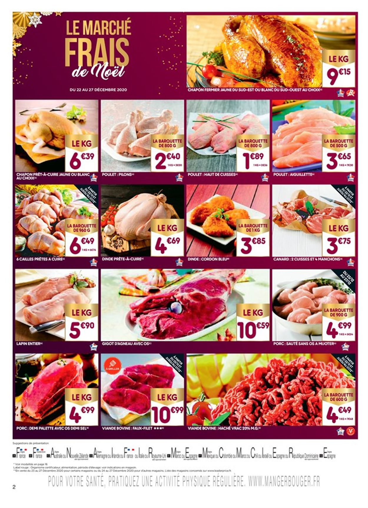 Leader Price Les promos 2020 Catalogue - 21.12-03.01.2021 (Page 2)