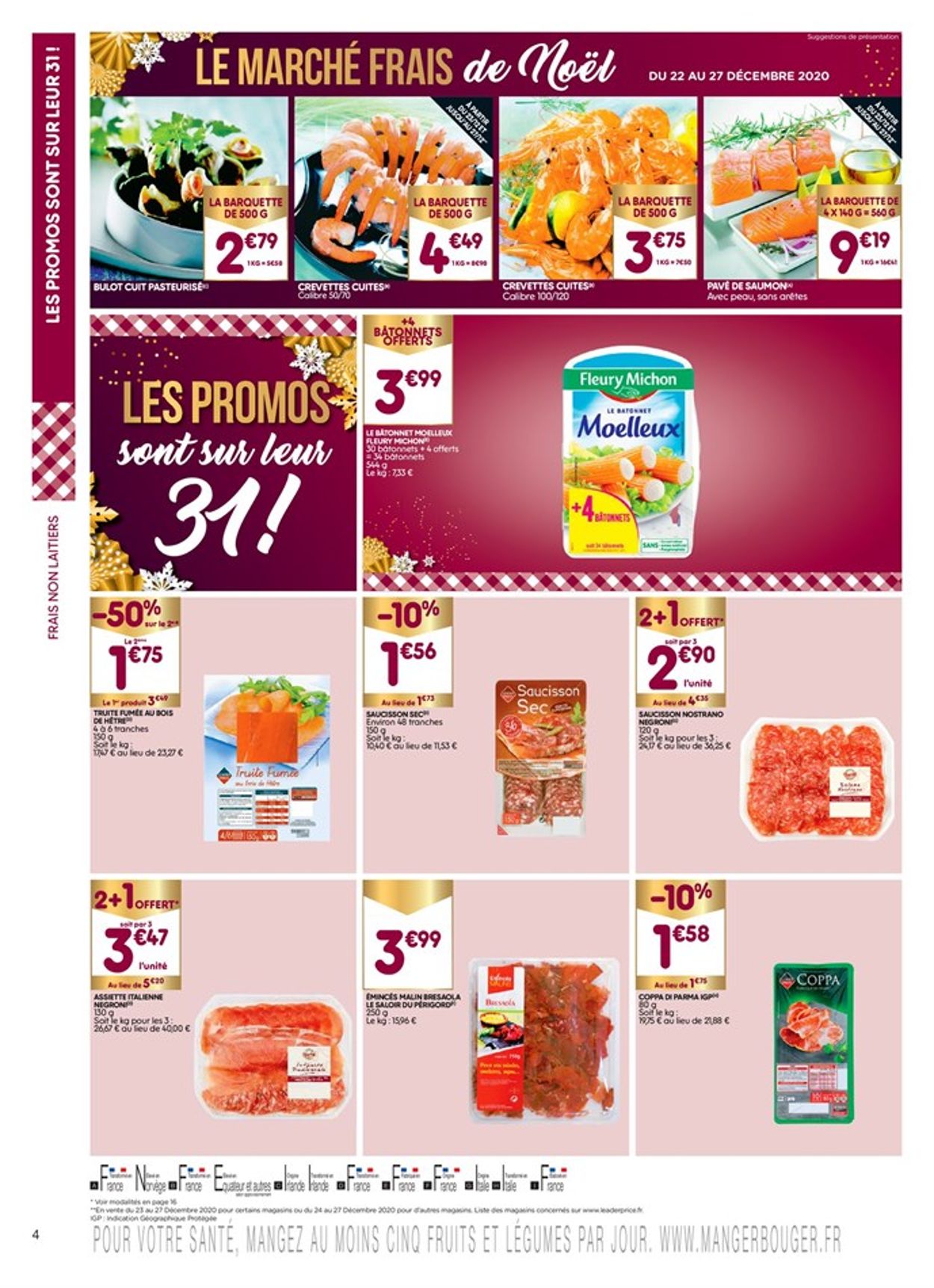 Leader Price Les promos 2020 Catalogue - 21.12-03.01.2021 (Page 4)