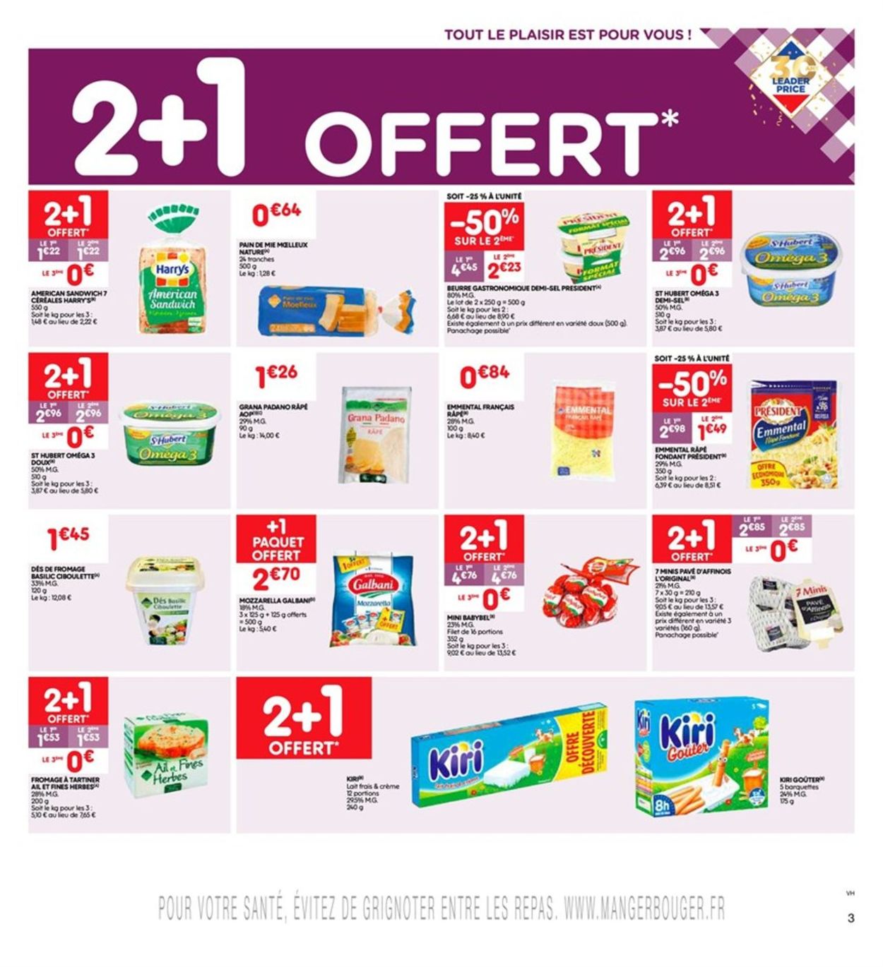 Leader Price Catalogue - 20.08-01.09.2019 (Page 3)