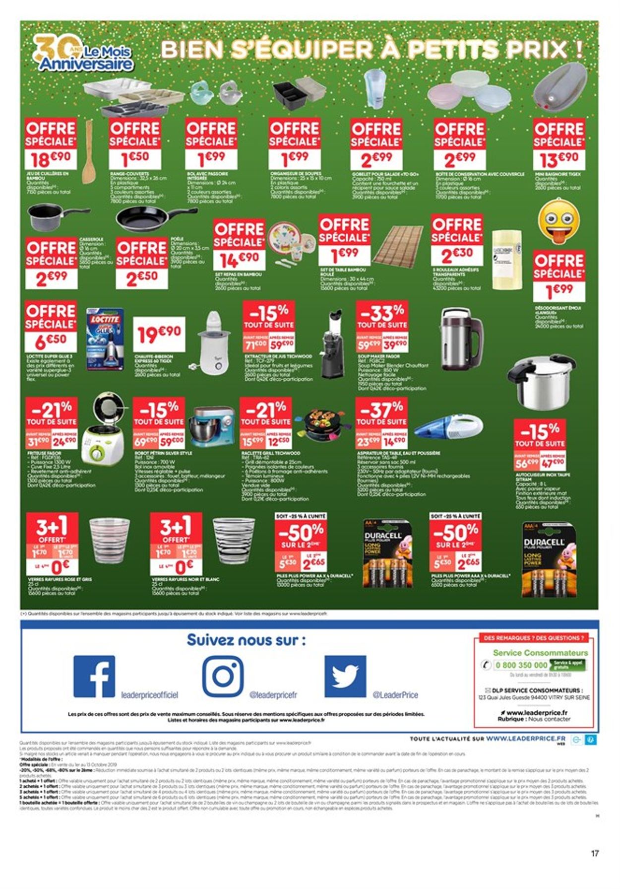 Leader Price Catalogue - 01.10-13.10.2019 (Page 17)
