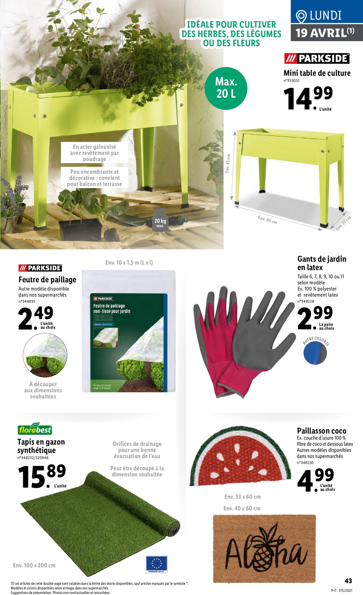 Lidl Catalogue - 14.04-20.04.2021 (Page 47)