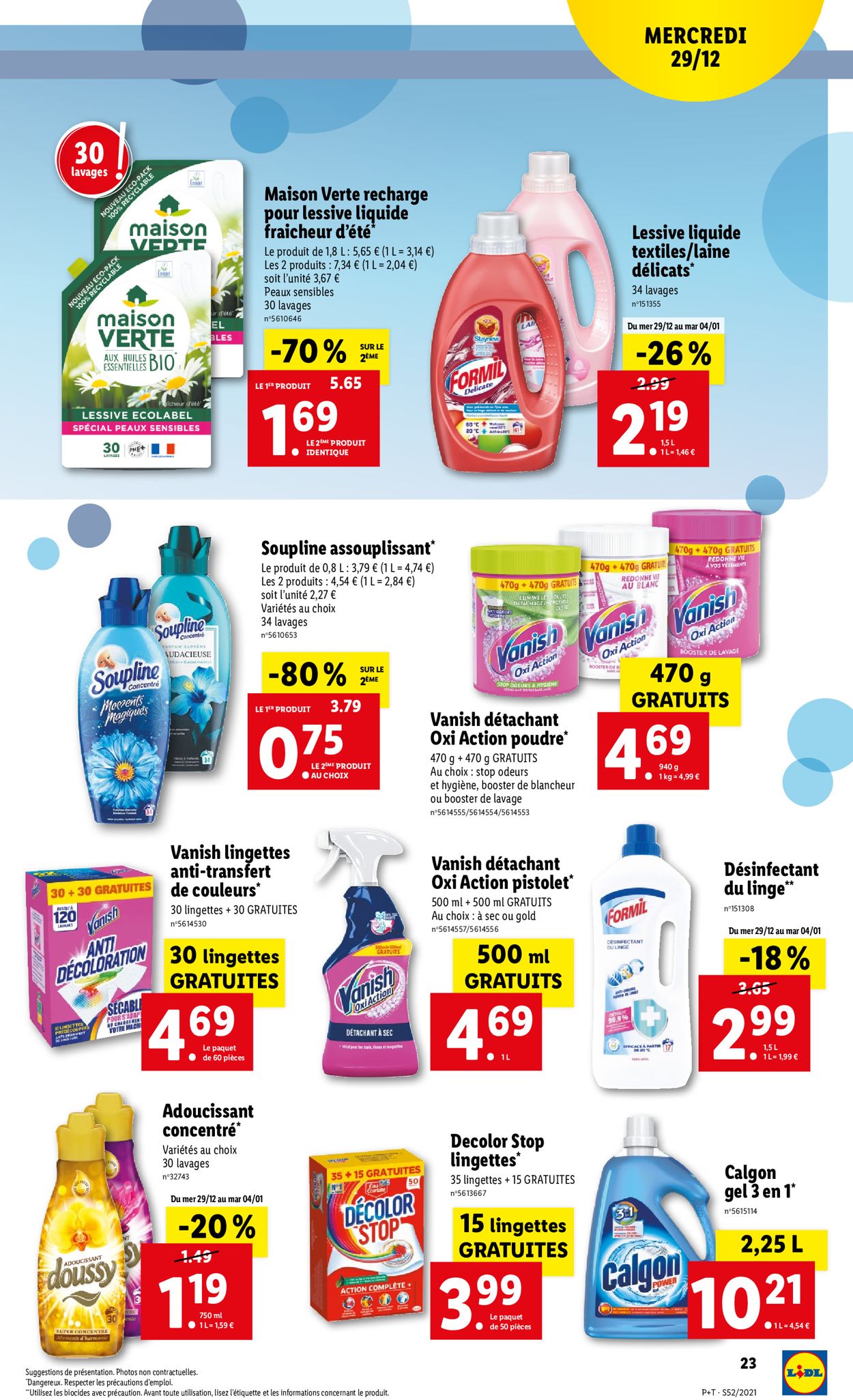 Lidl Catalogue - 29.12-04.01.2022 (Page 23)
