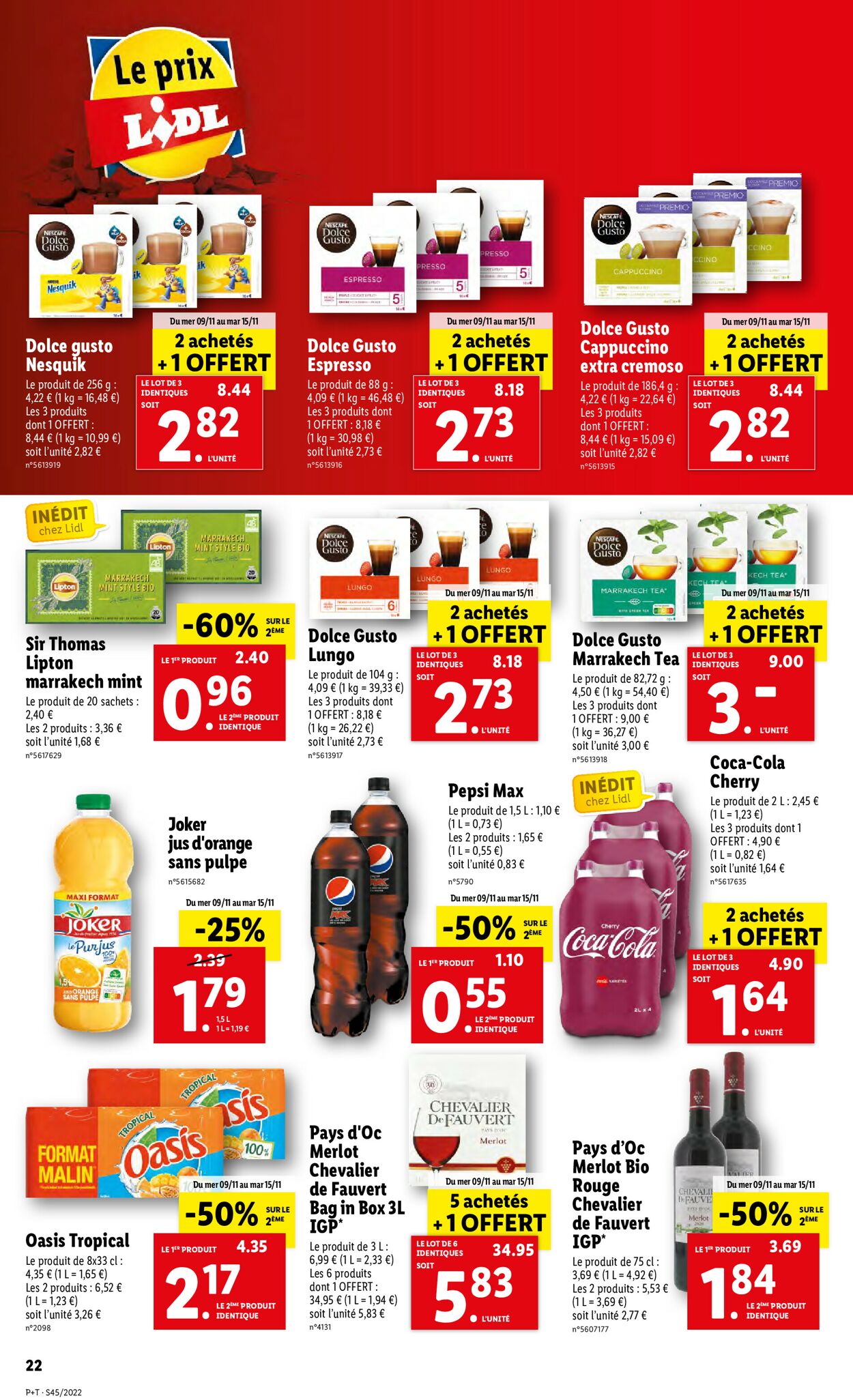 Lidl Catalogue - 09.11-15.11.2022 (Page 22)