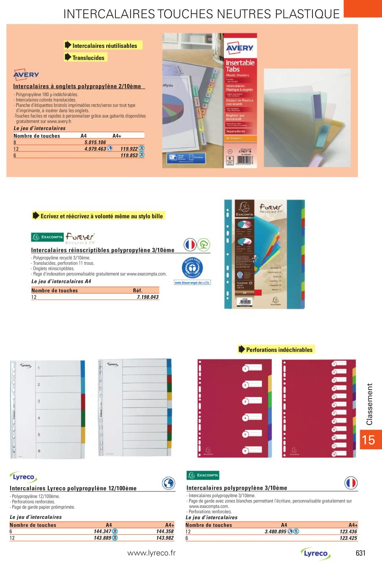 Lyreco Catalogue - 01.01-31.12.2022 (Page 631)