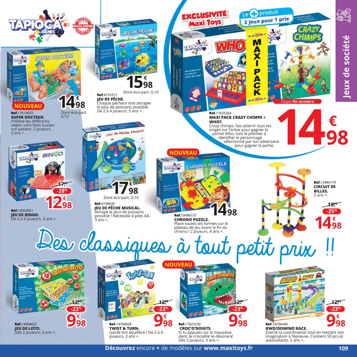 Maxi Toys Catalogue - 12.10-29.11.2020 (Page 109)