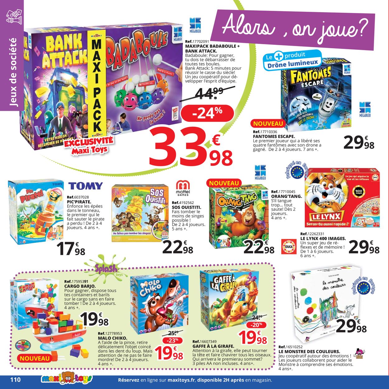 Maxi Toys Catalogue - 12.10-29.11.2020 (Page 110)