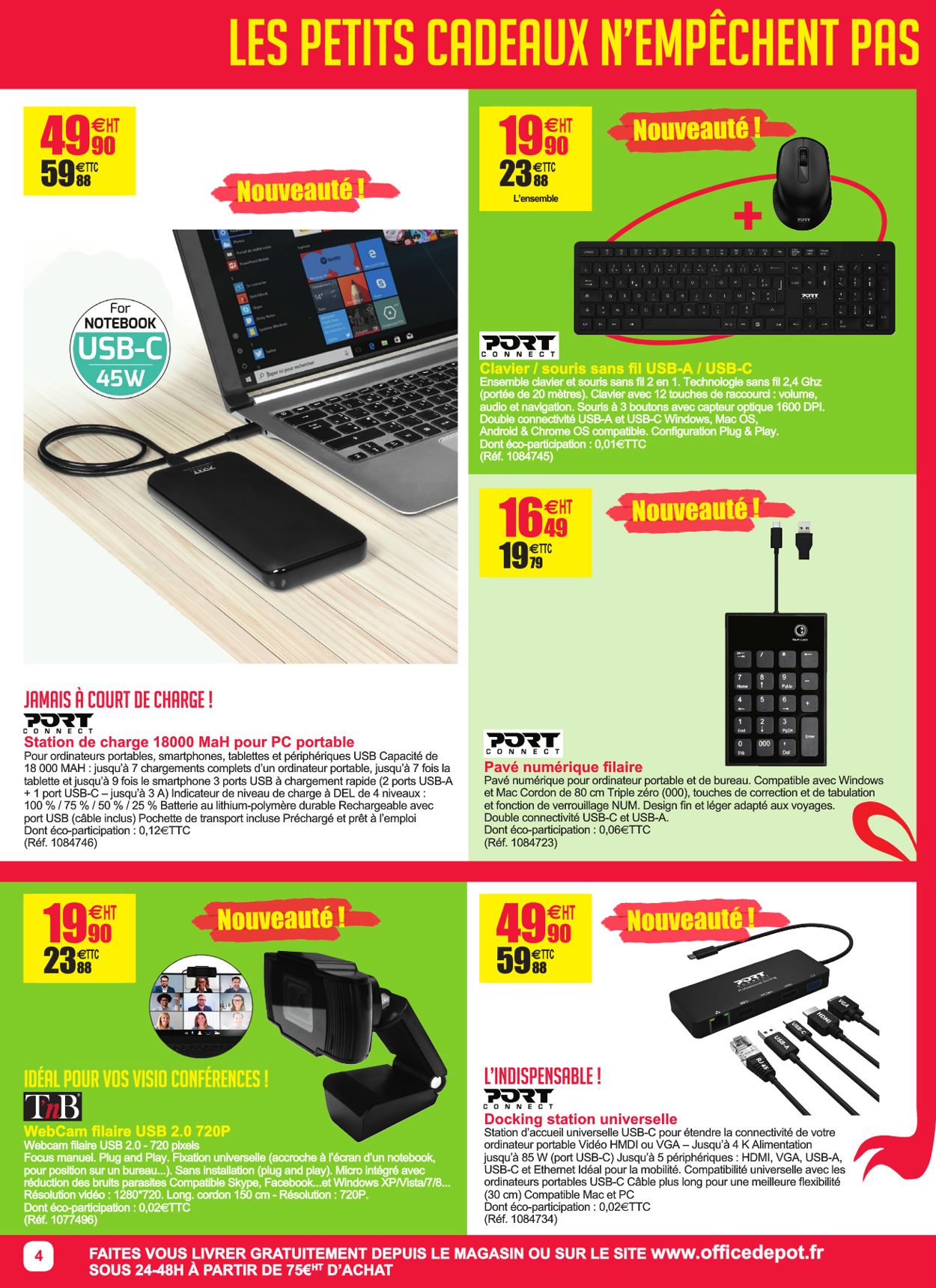 Office DEPOT Black Friday 2020 Catalogue - 23.11-03.01.2021 (Page 4)