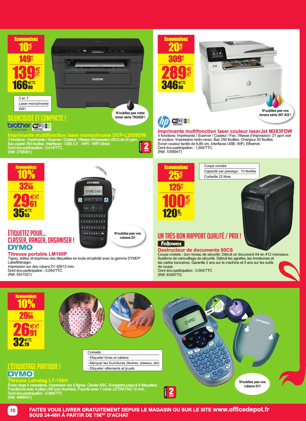 Office DEPOT Black Friday 2020 Catalogue - 23.11-03.01.2021 (Page 10)