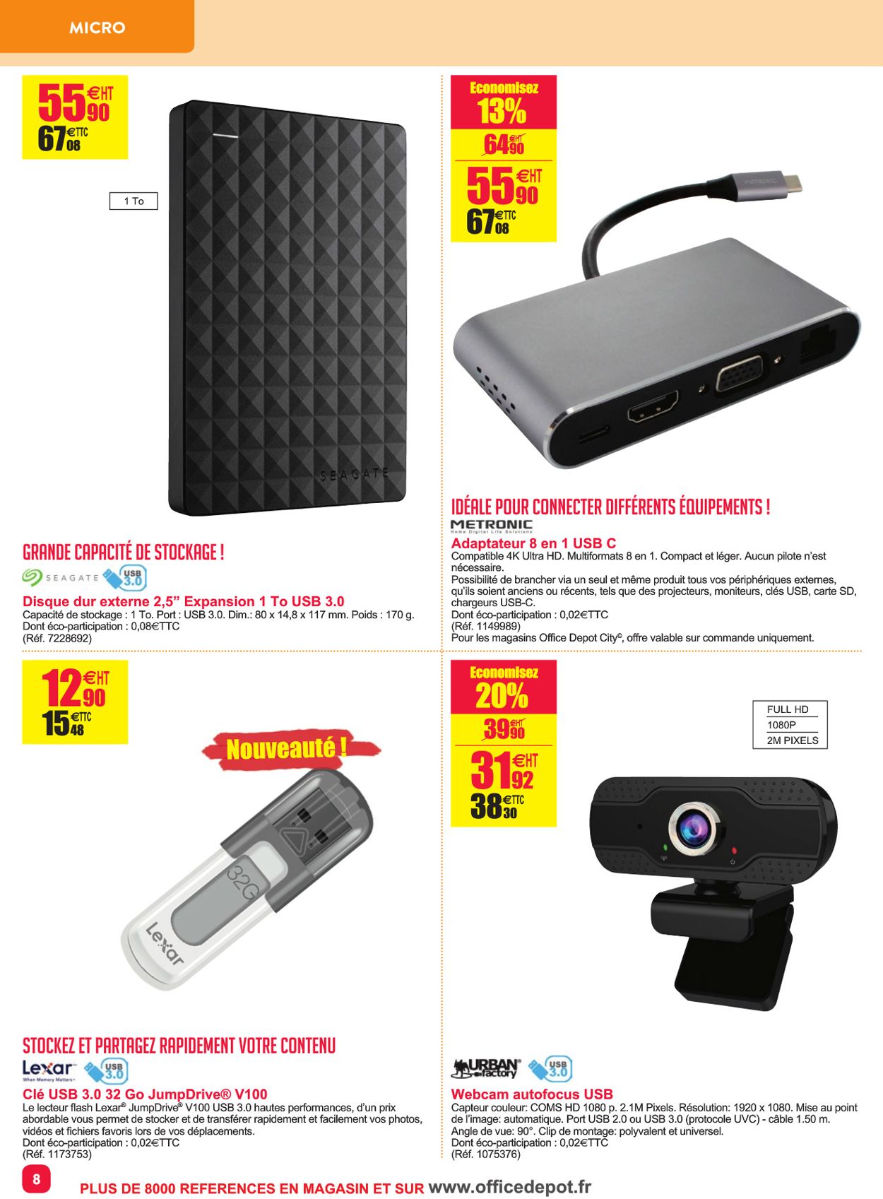 Office Depot Catalogue - 01.03-14.03.2021 (Page 8)