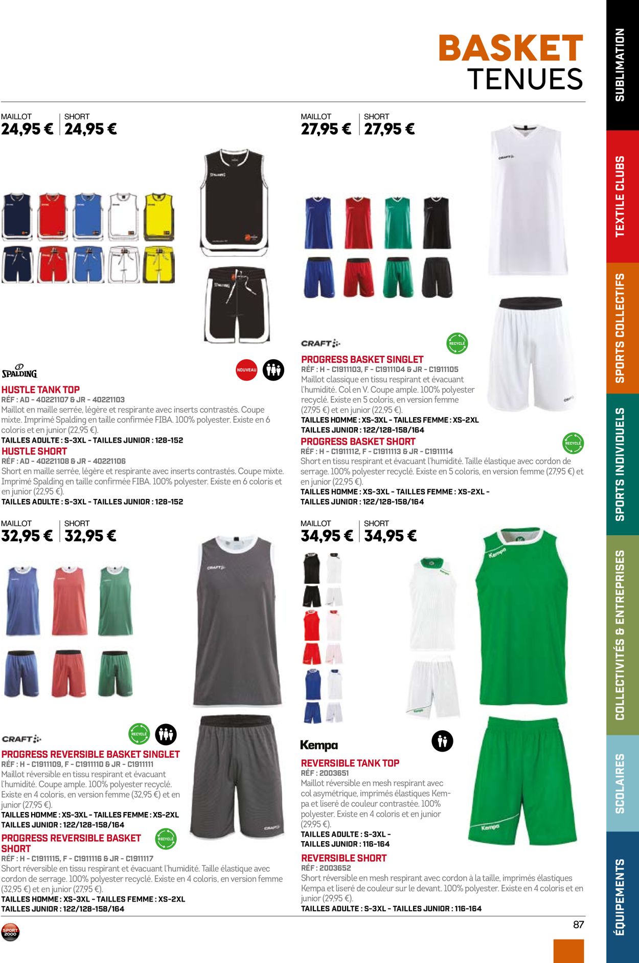 Sport 2000 Catalogue - 01.06-31.12.2022 (Page 87)