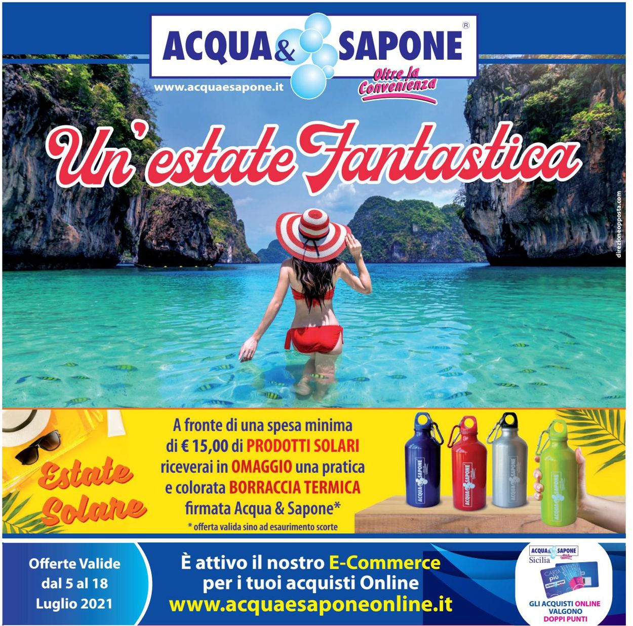 Volantino Acqua & Sapone - Offerte 05/07-18/07/2021