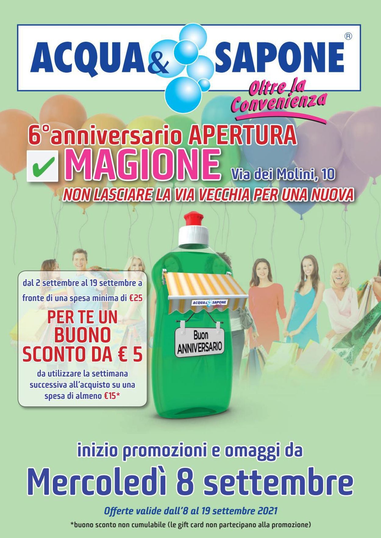 Volantino Acqua & Sapone - Offerte 08/09-19/09/2021