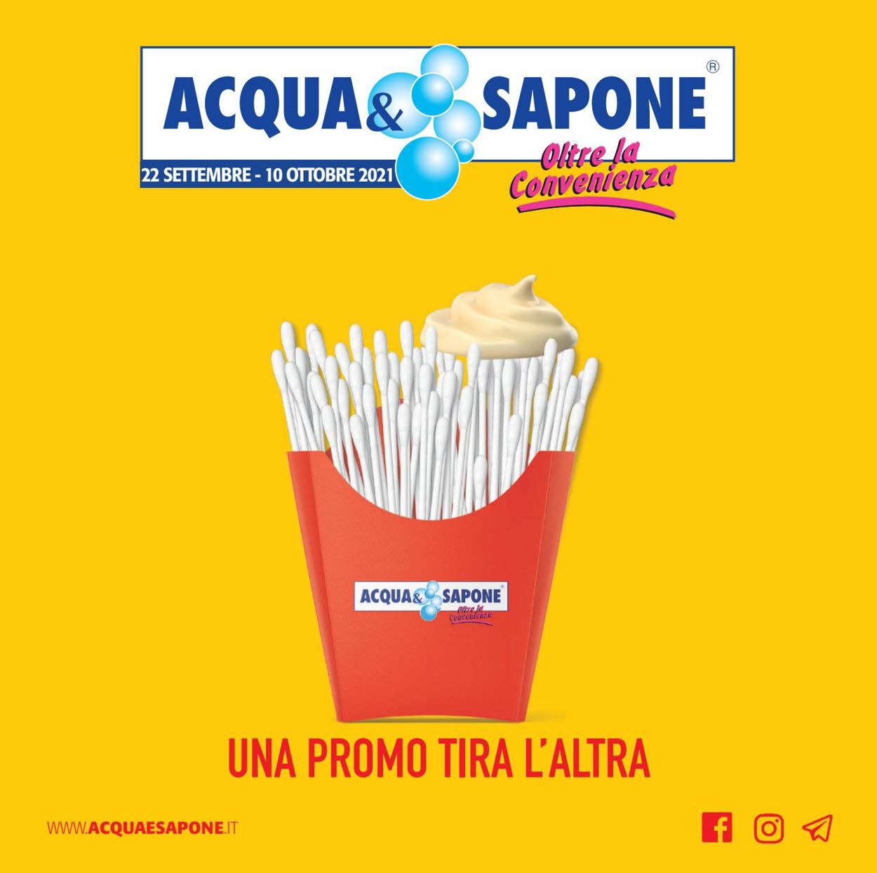 Volantino Acqua & Sapone - Offerte 22/09-10/10/2021