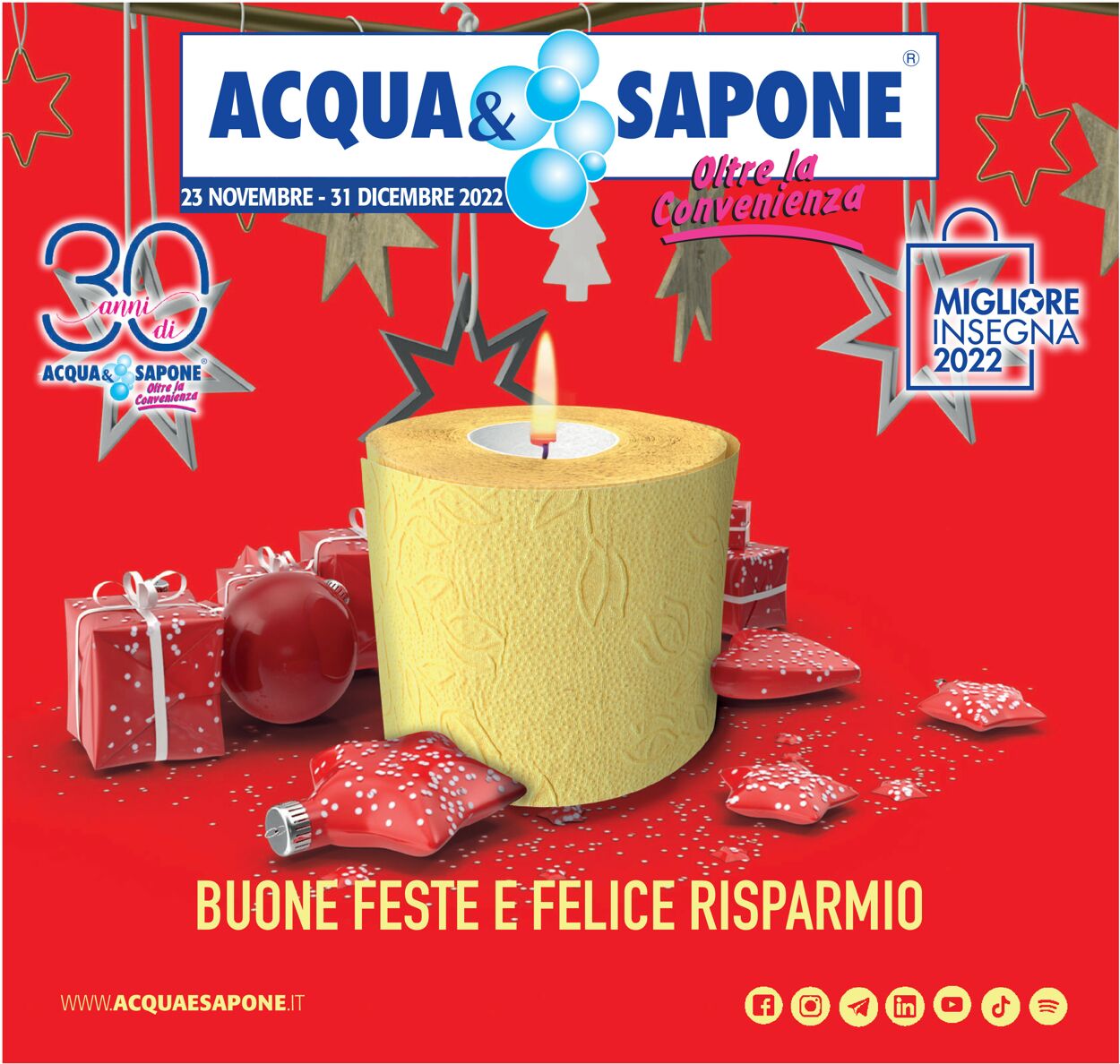 Volantino Acqua & Sapone - Offerte 23/11-31/12/2022