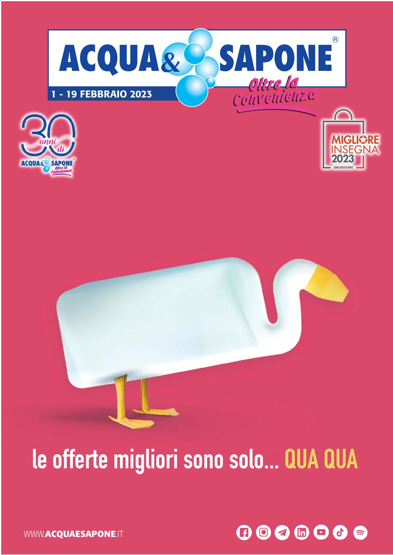 Volantino Acqua & Sapone - Offerte 01/02-19/02/2023