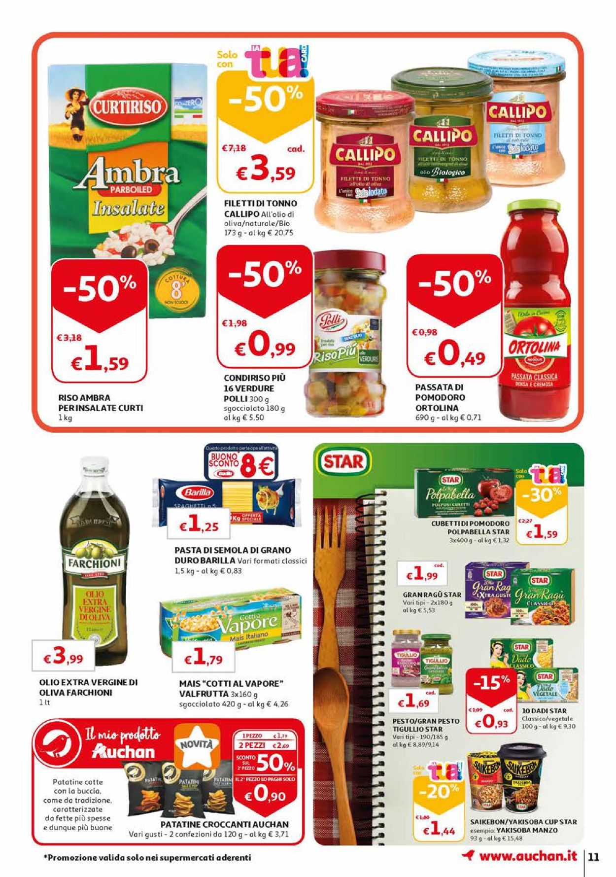 Volantino Auchan - Offerte 01/07-10/07/2019 (Pagina 11)