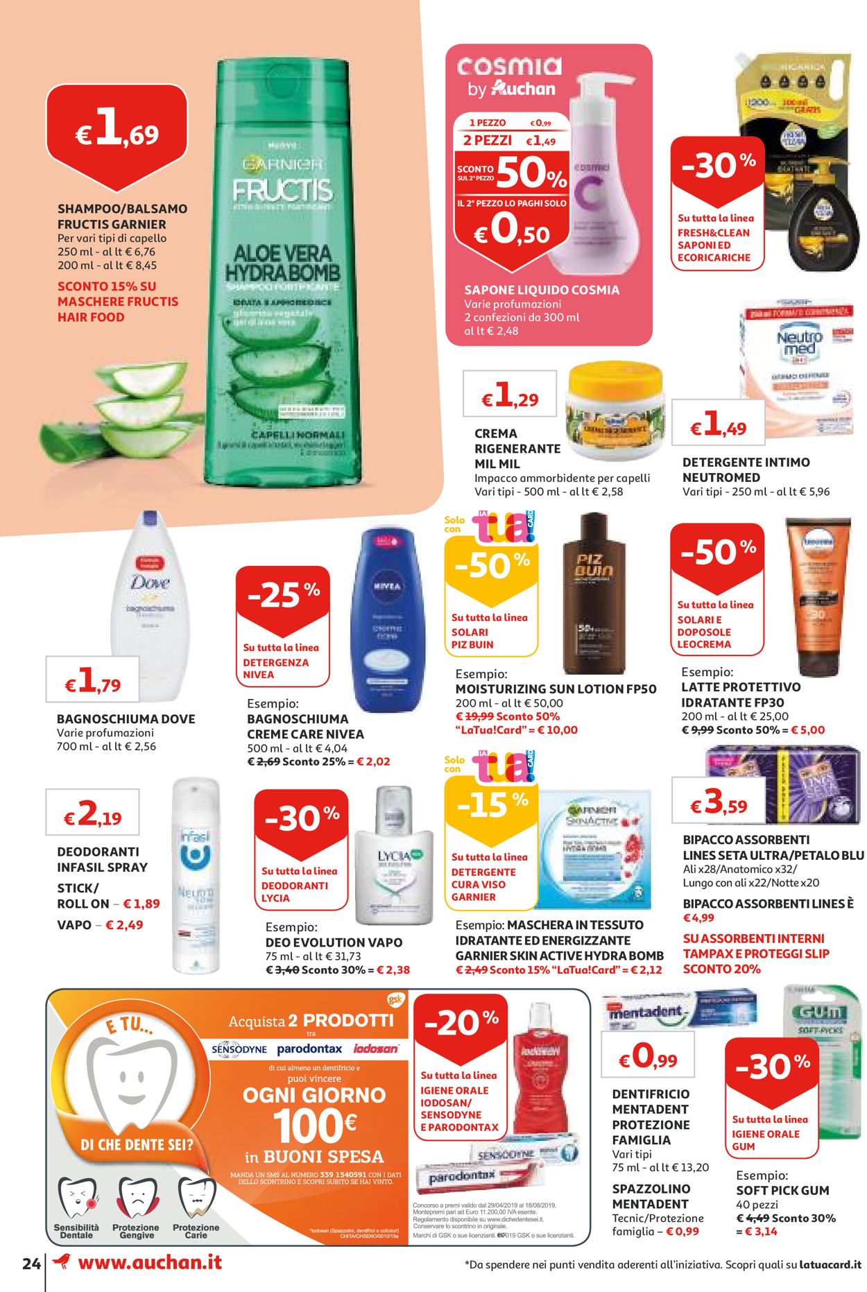 Volantino Auchan - Offerte 09/08-19/08/2019 (Pagina 24)