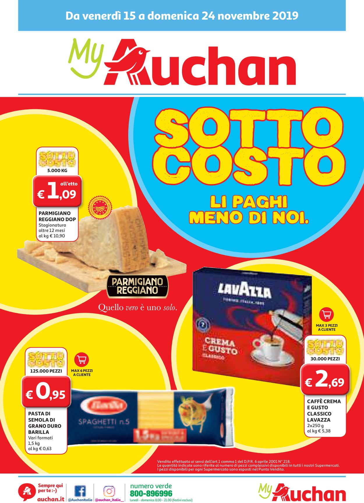 Volantino Auchan - Offerte 15/11-24/11/2019