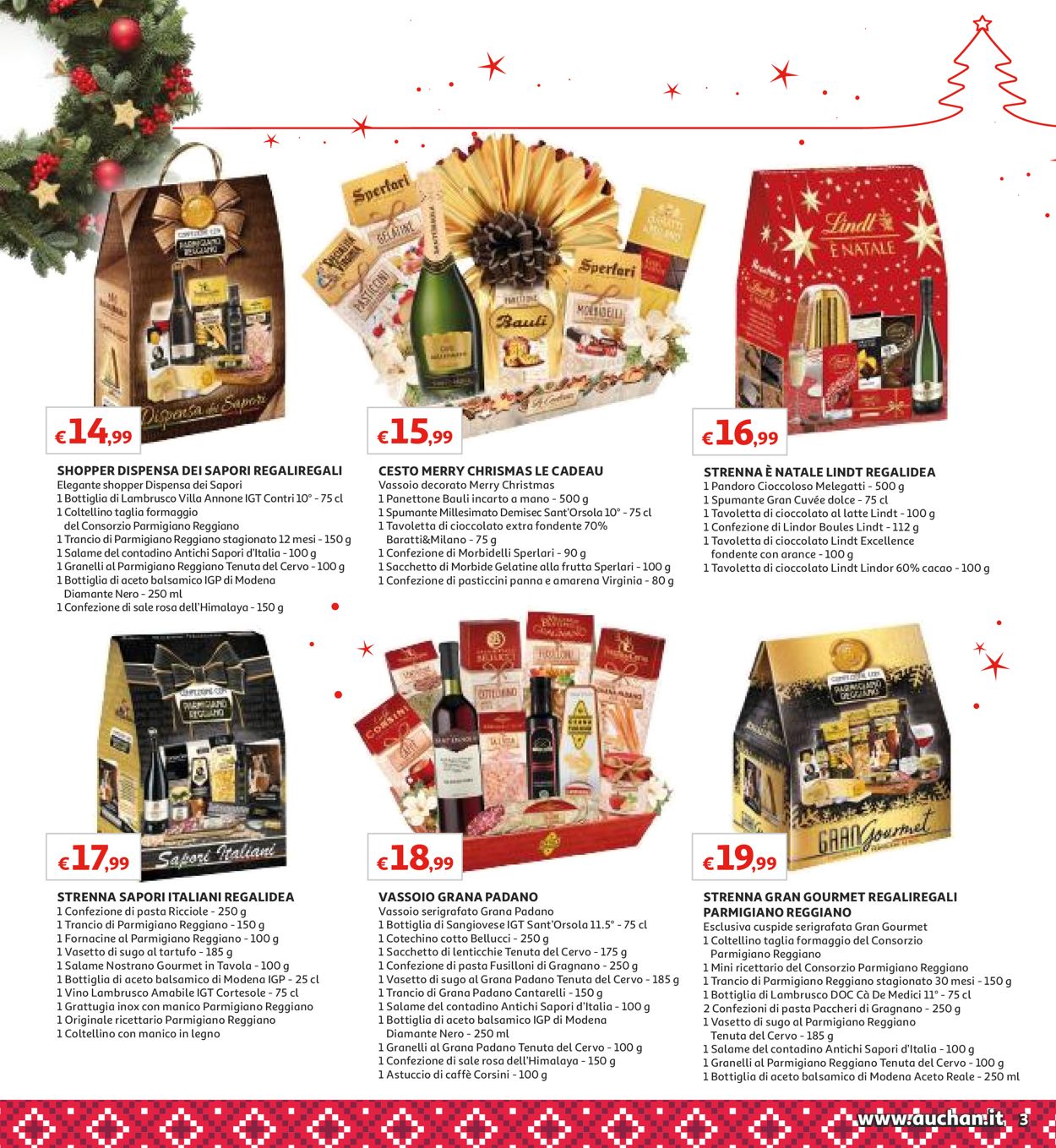 Volantino Il volantino natalizio di Auchan - Offerte 25/11-24/12/2019 (Pagina 3)