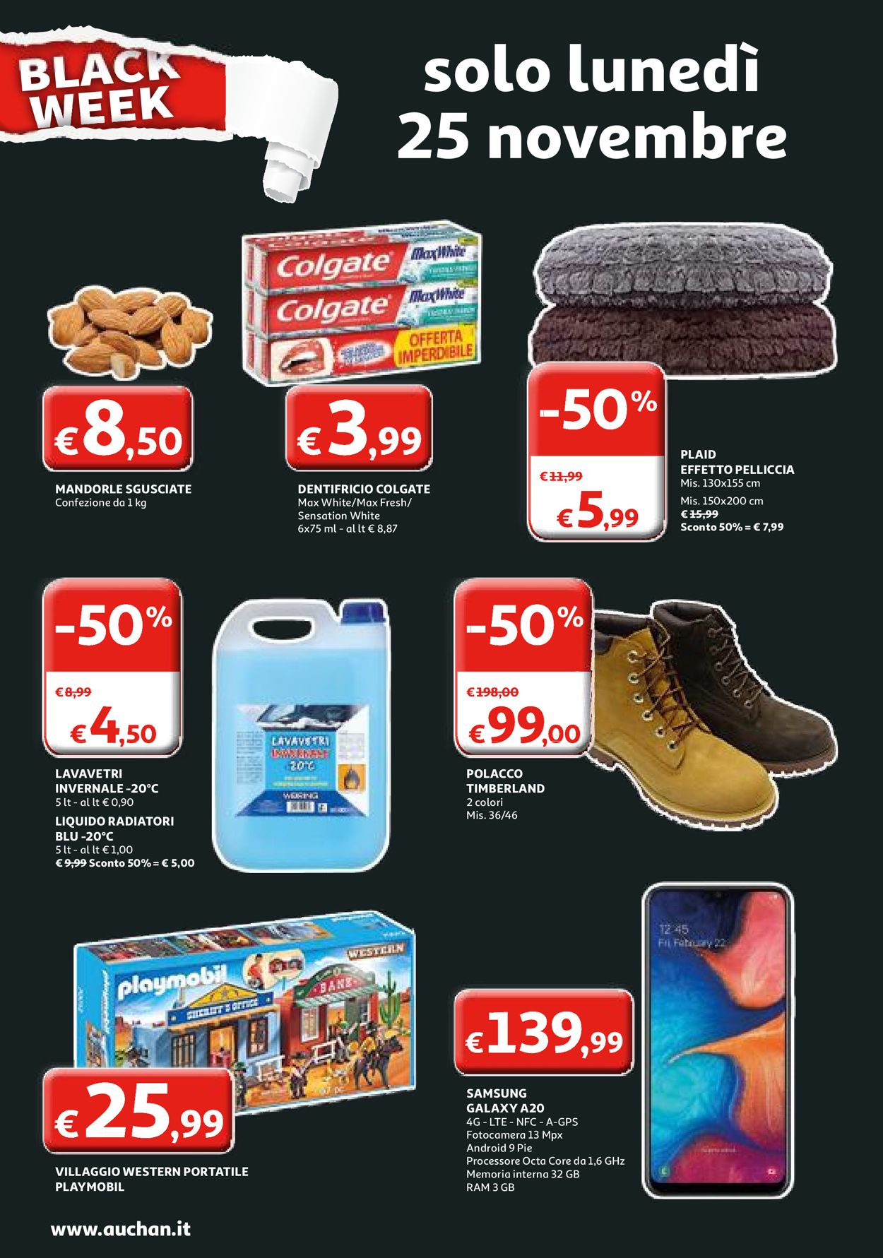Volantino Auchan Black Friday 2019 - Offerte 25/11-01/12/2019 (Pagina 2)