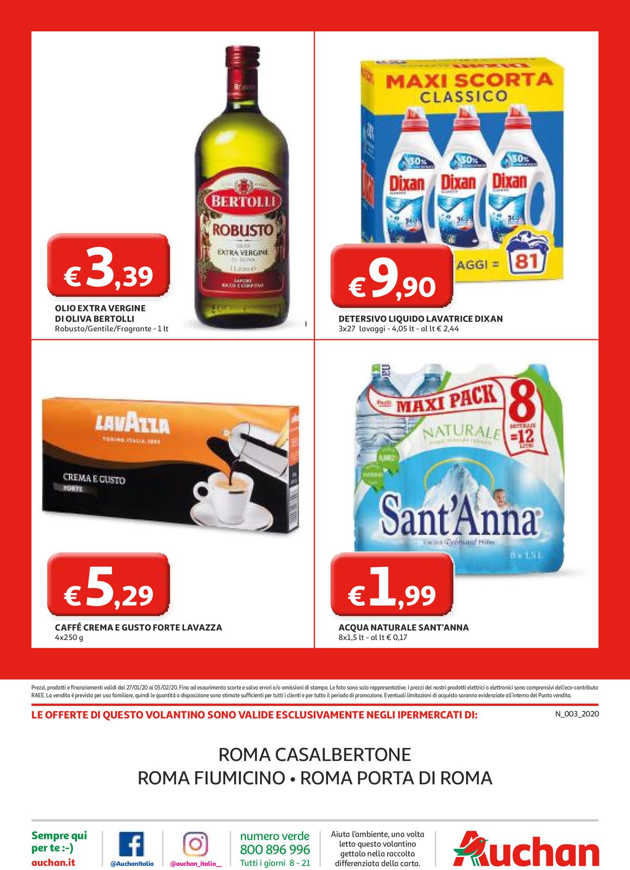 Volantino Auchan - Offerte 27/01-05/02/2020 (Pagina 32)