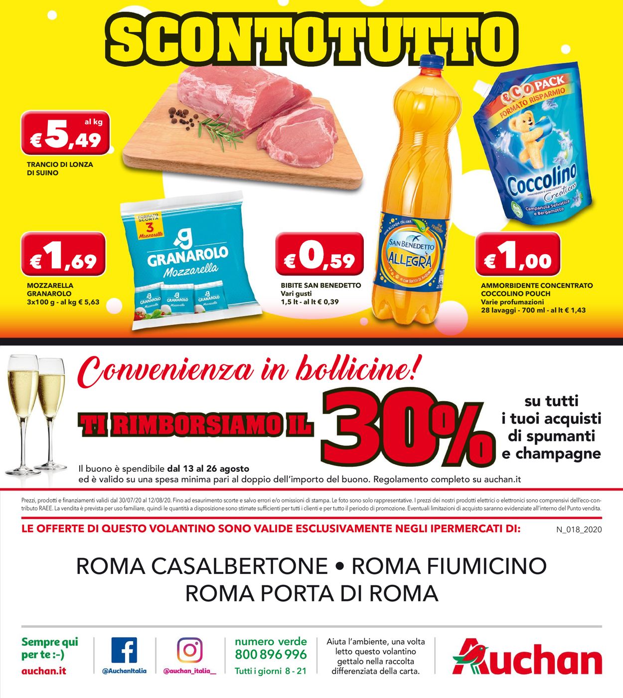 Volantino Auchan - Offerte 30/07-12/08/2020 (Pagina 16)