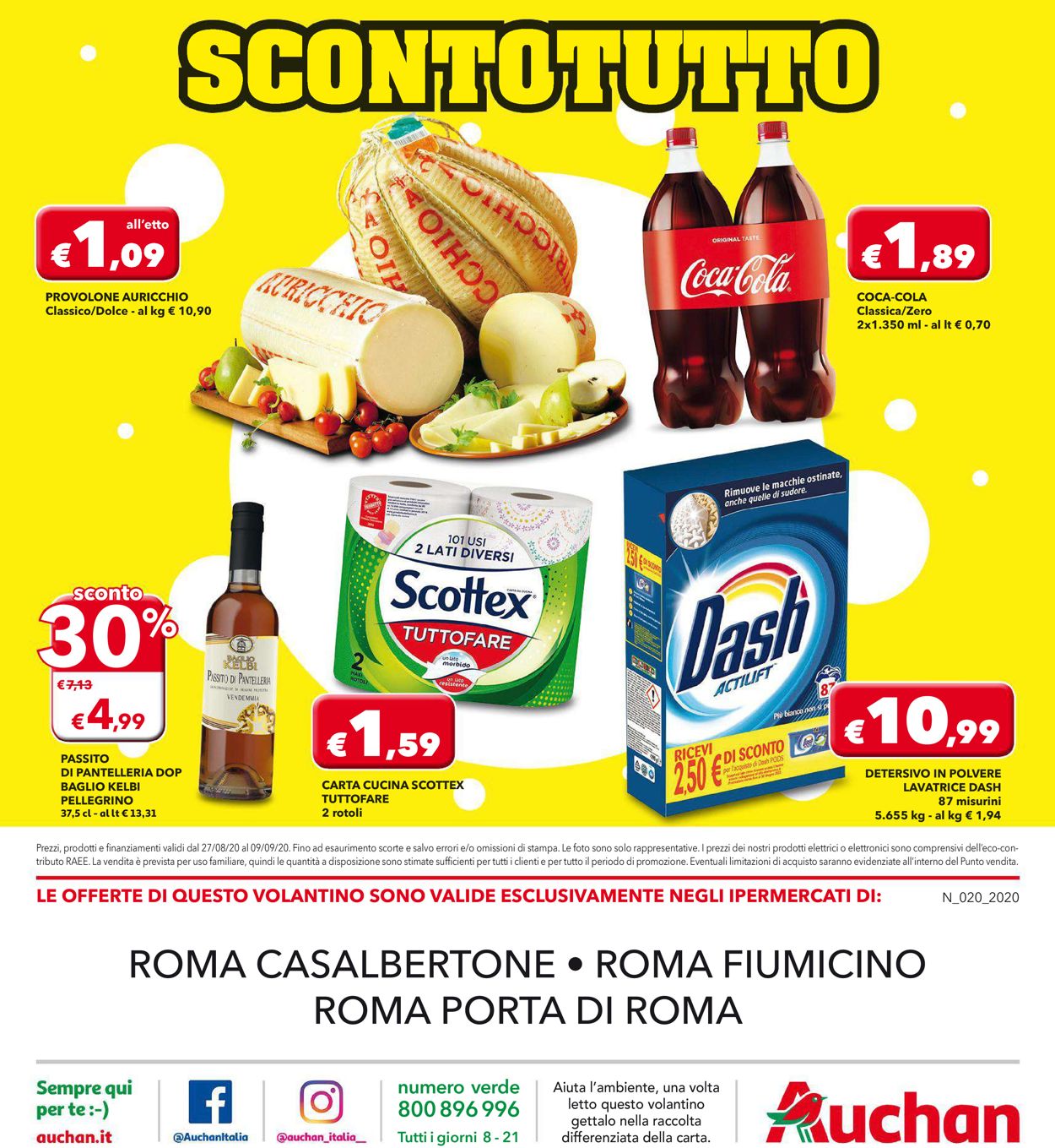 Volantino Auchan - Offerte 27/08-09/09/2020 (Pagina 16)