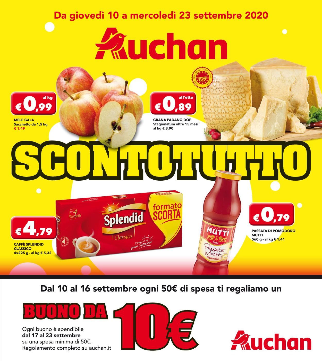 Volantino Auchan - Offerte 10/09-23/09/2020
