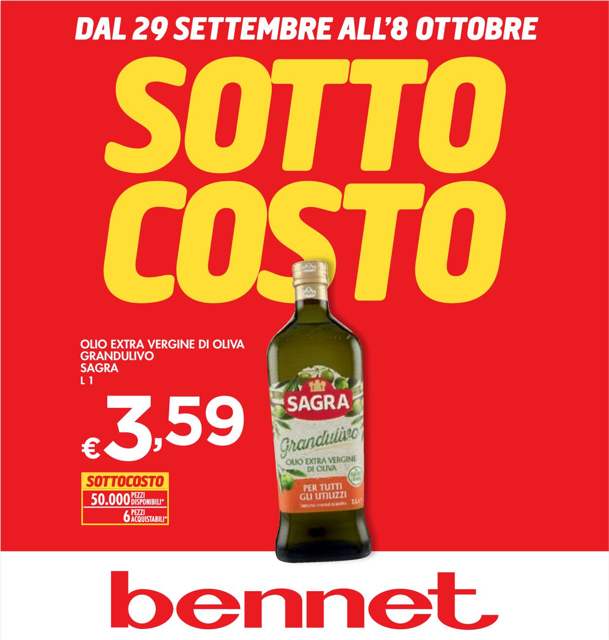 Volantino bennet - Offerte 29/09-08/10/2022