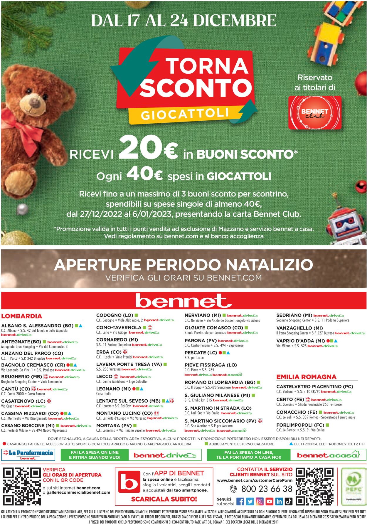 Volantino bennet - Offerte 15/12-31/12/2022 (Pagina 32)
