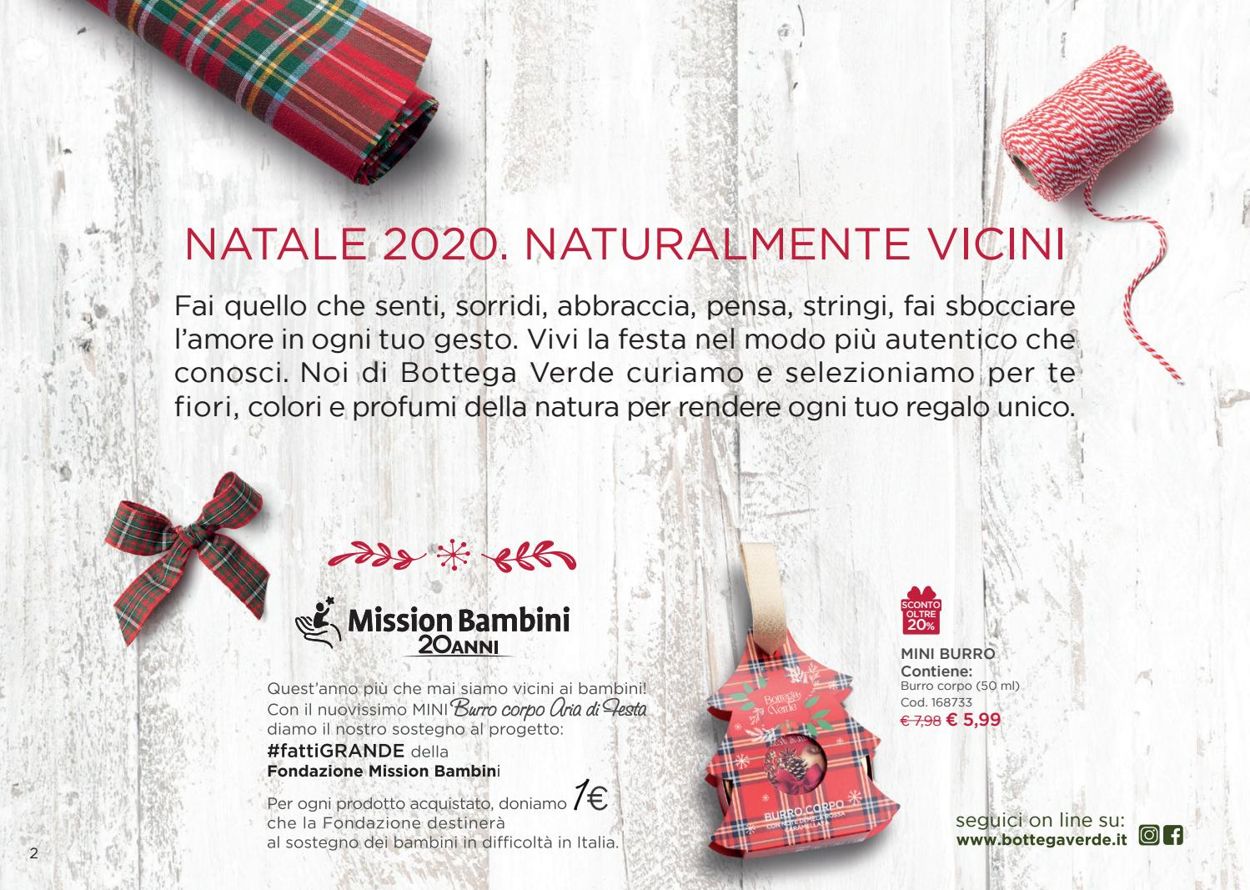 Volantino Bottega Verde - Natale 2020 - Offerte 01/10-24/12/2020 (Pagina 2)