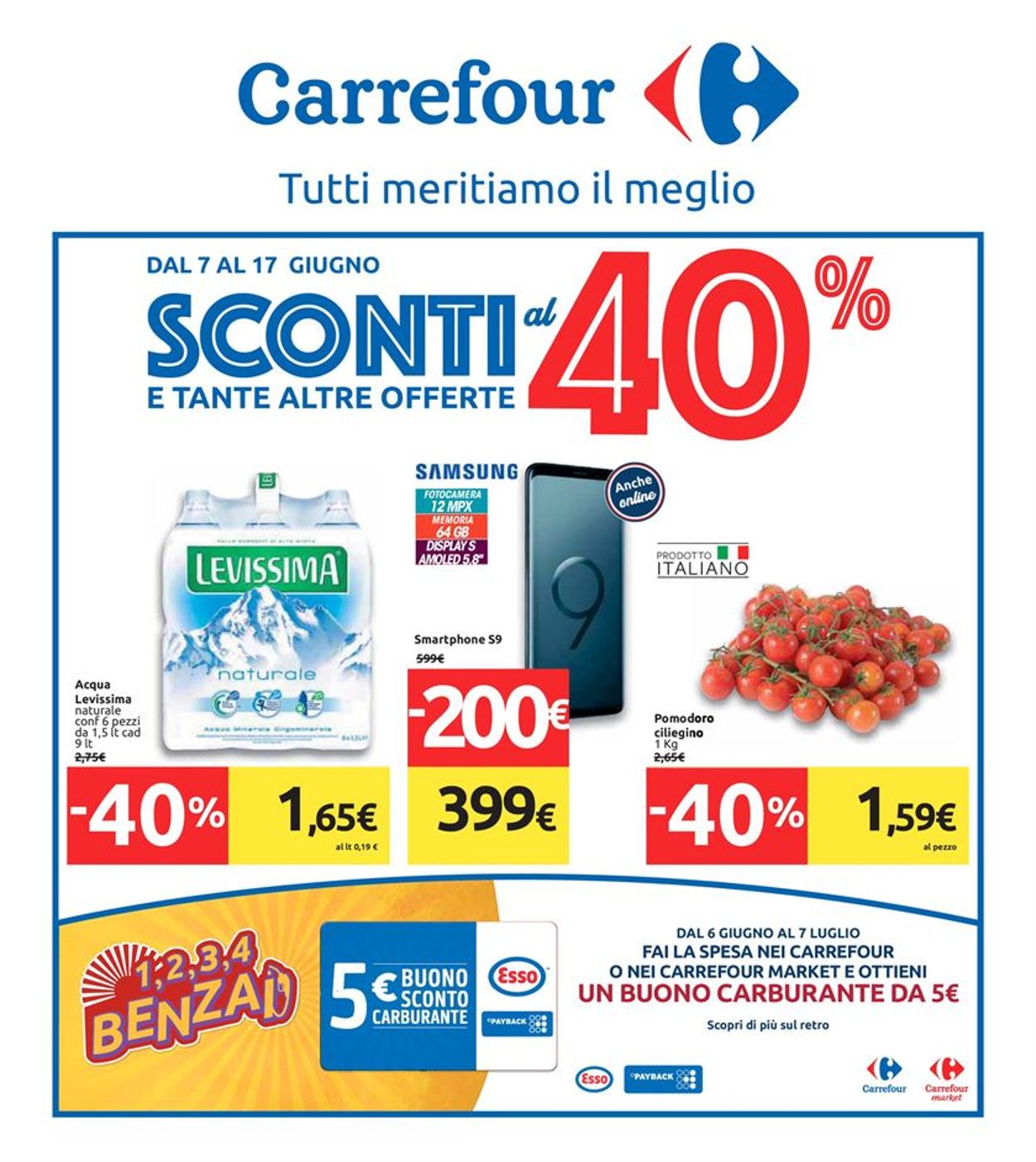 Volantino Carrefour - Offerte 07/06-17/06/2019