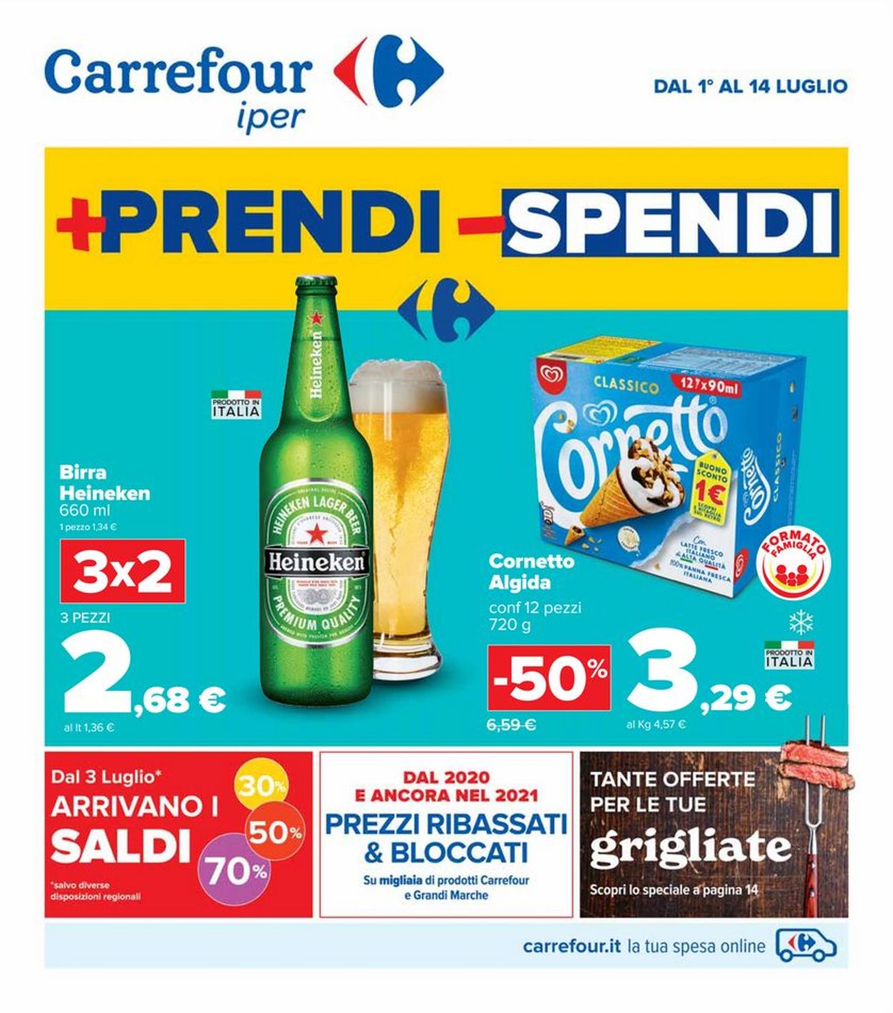 Volantino Carrefour - Offerte 01/07-14/07/2021