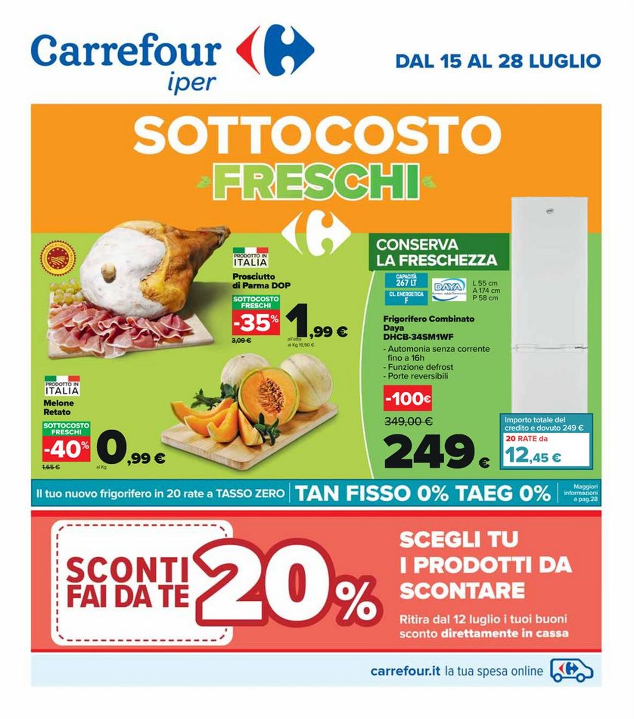 Volantino Carrefour - Offerte 15/07-28/07/2021