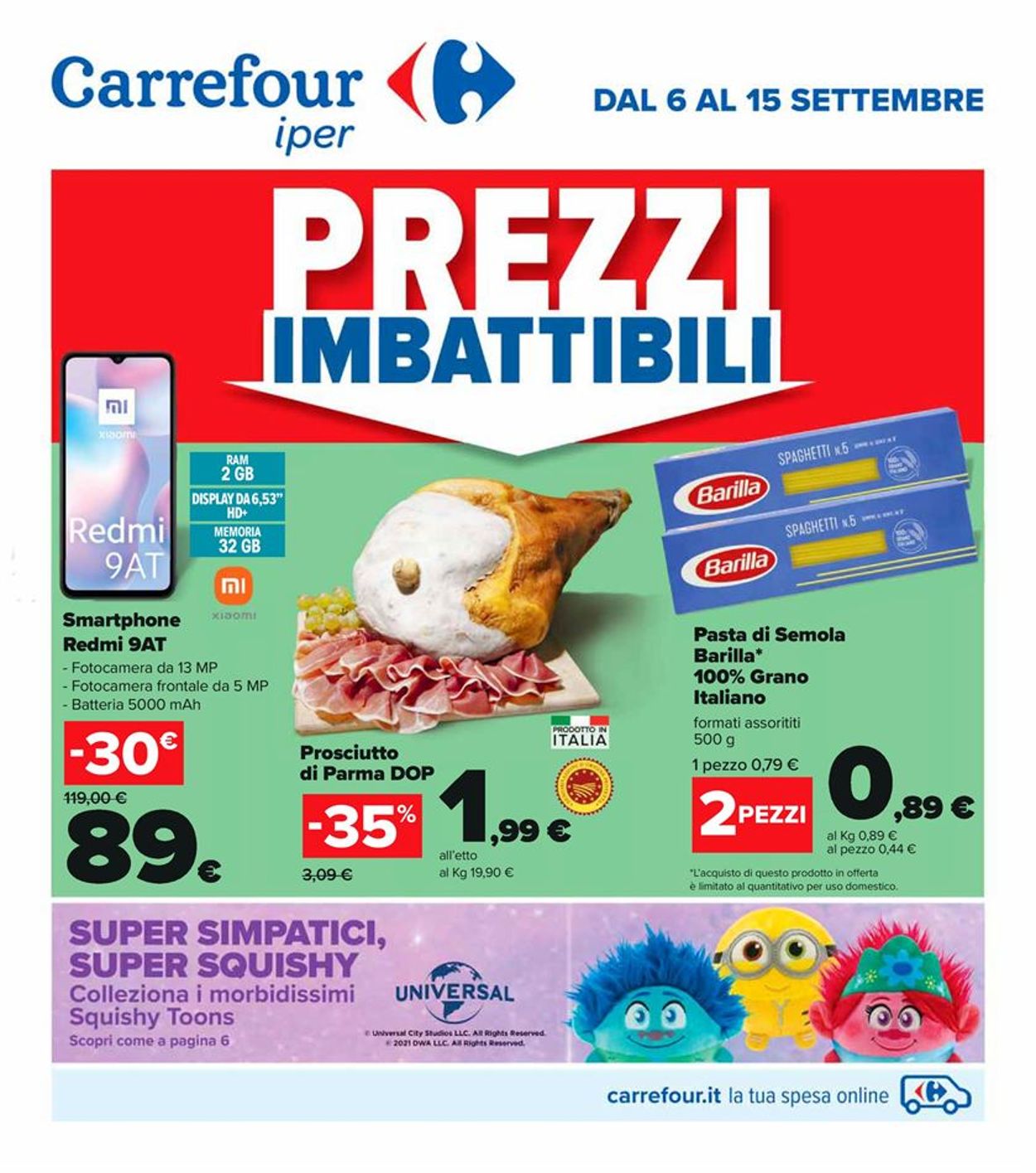 Volantino Carrefour - Offerte 06/09-15/09/2021
