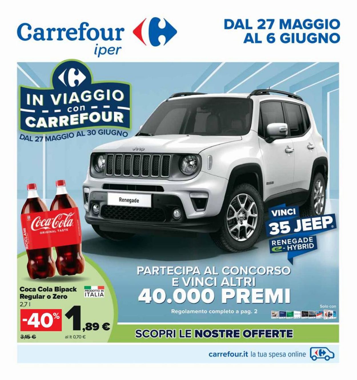 Volantino Carrefour - Offerte 27/05-06/06/2022