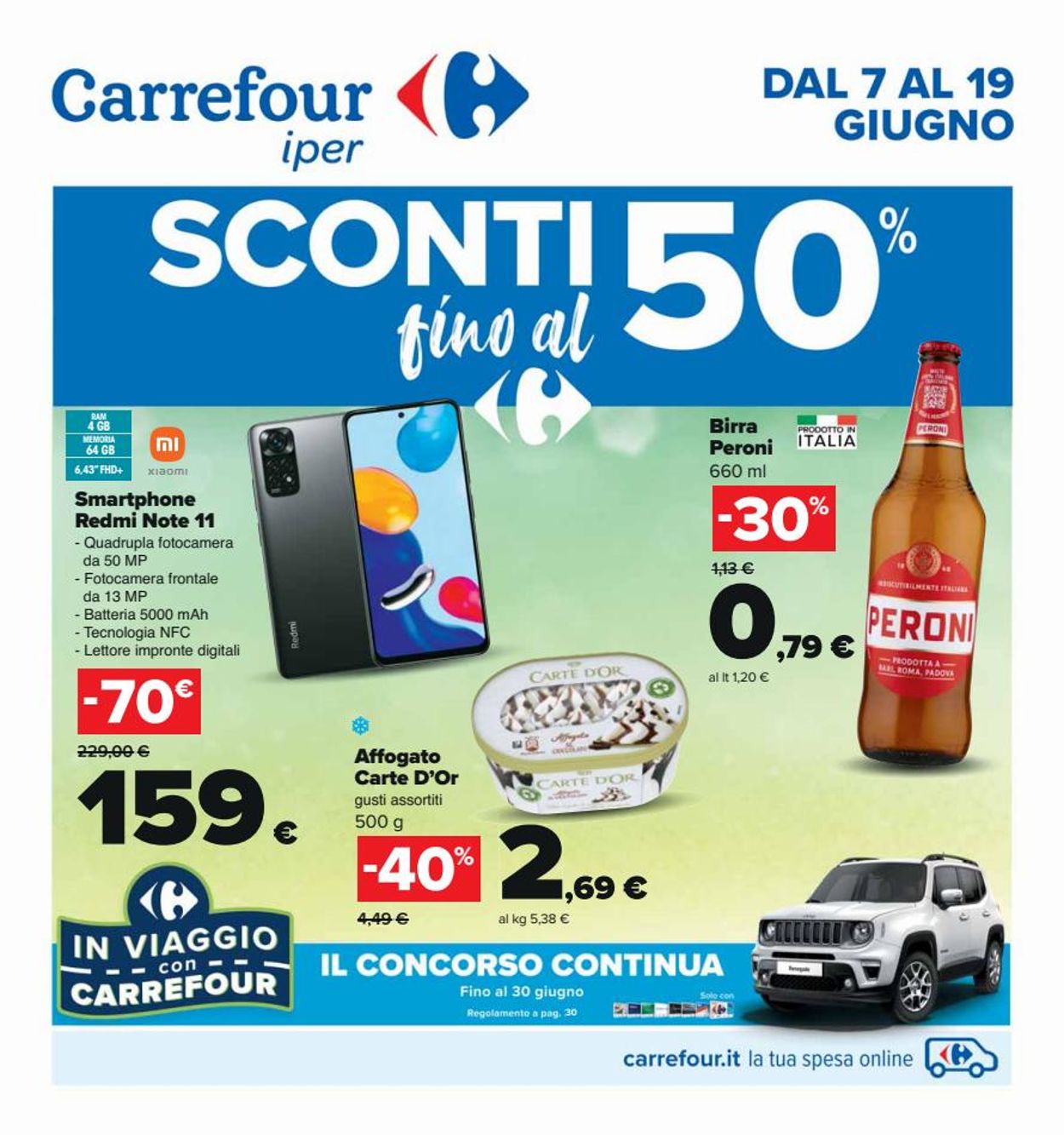 Volantino Carrefour - Offerte 07/06-19/06/2022