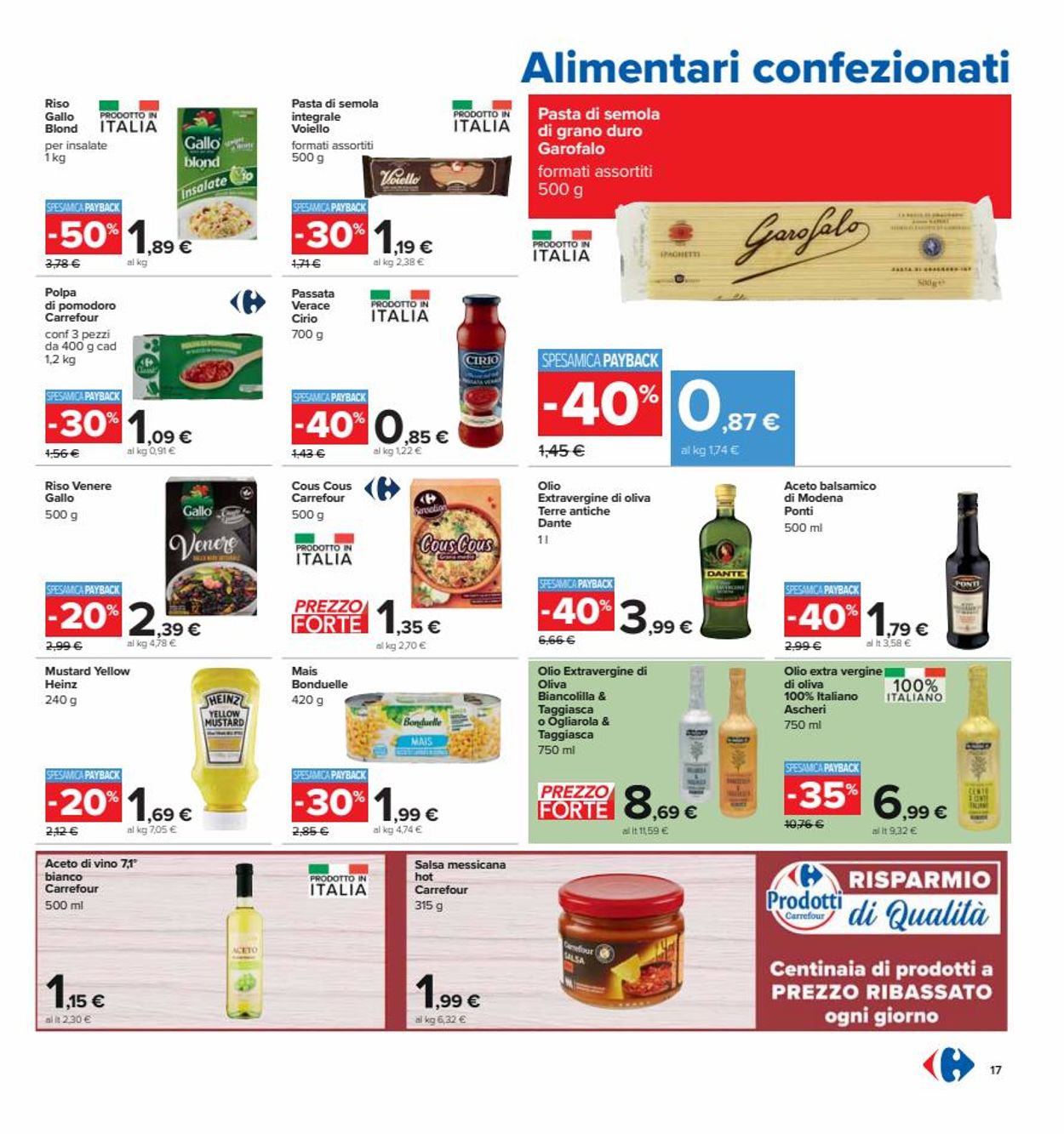 Volantino Carrefour - Offerte 23/08-01/09/2022 (Pagina 17)