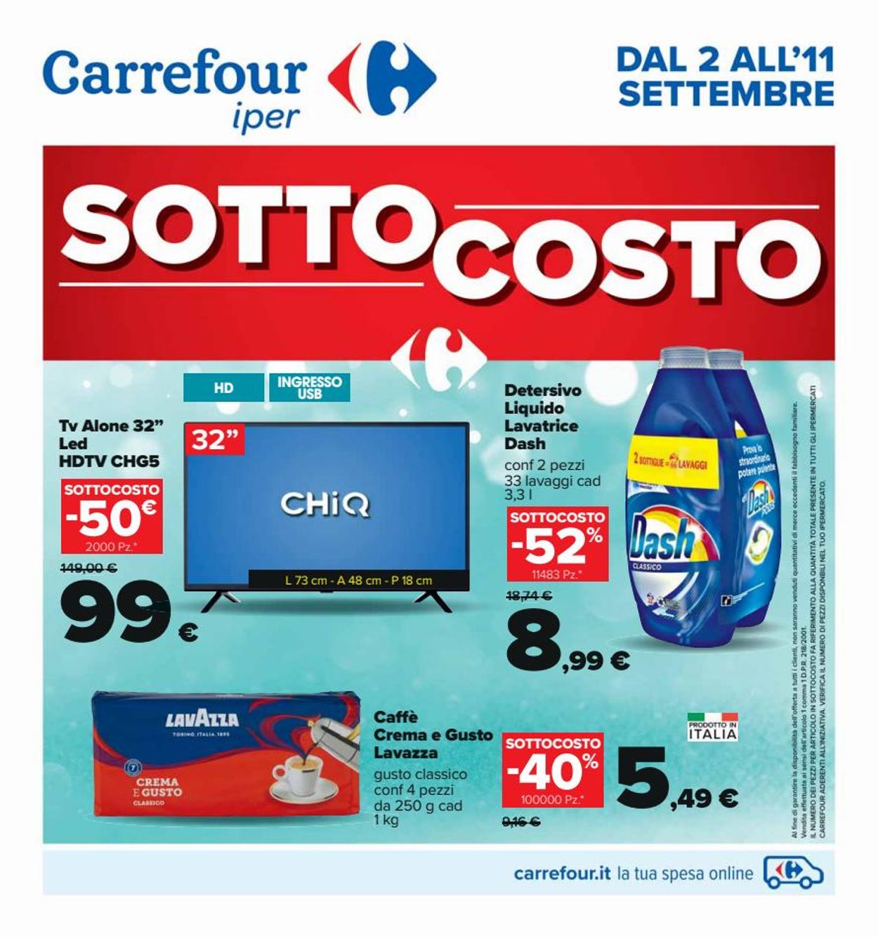 Volantino Carrefour - Offerte 02/09-11/09/2022