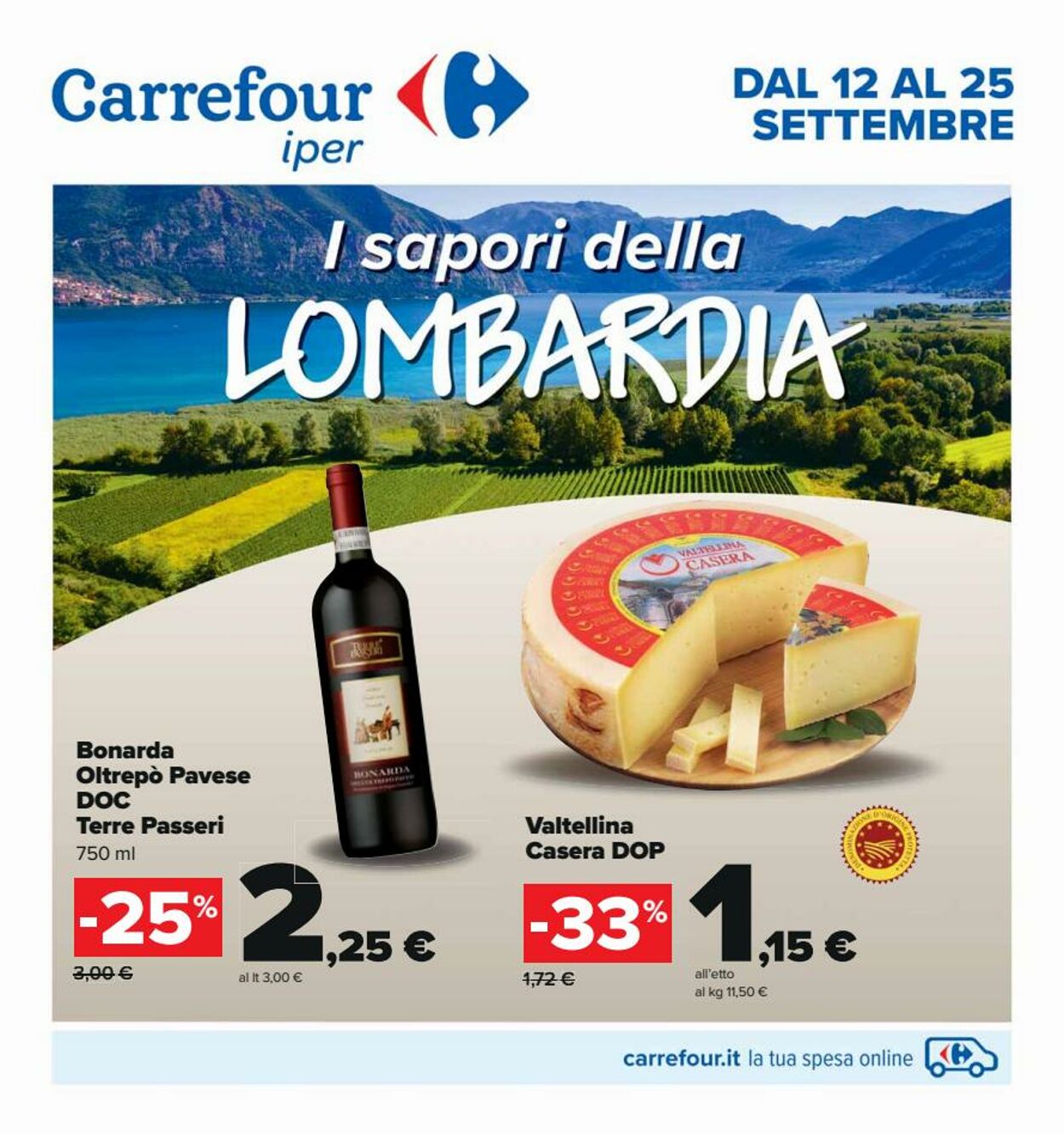 Volantino Carrefour - Offerte 12/09-25/09/2022