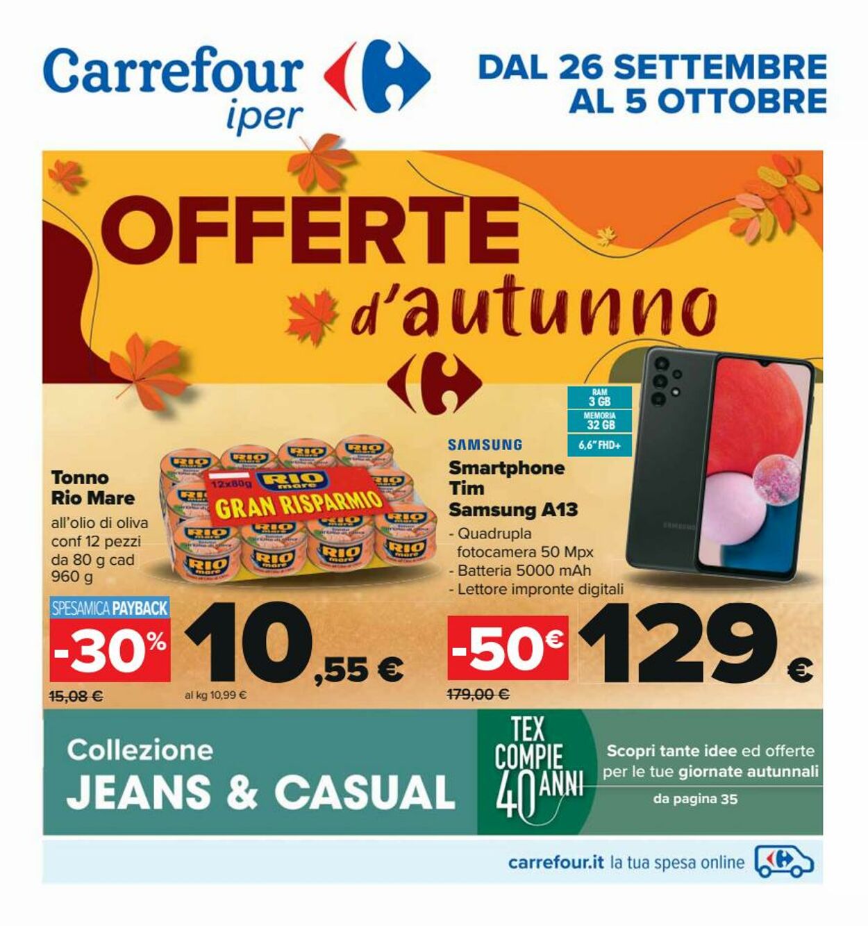Volantino Carrefour - Offerte 26/09-05/10/2022