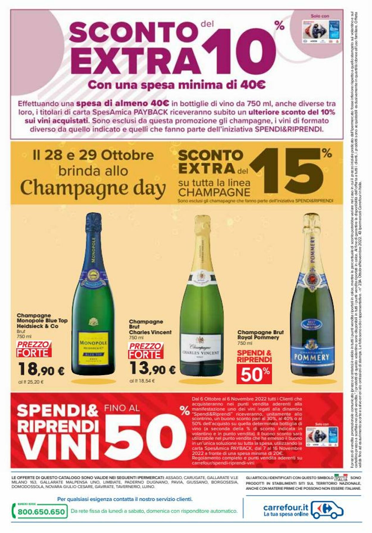 Volantino Carrefour - Offerte 06/10-06/11/2022 (Pagina 24)