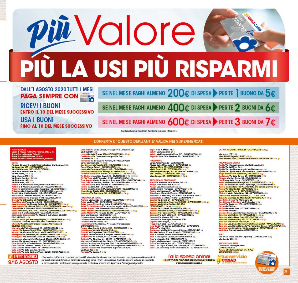 Volantino Conad - Offerte 05/08-16/08/2020 (Pagina 27)