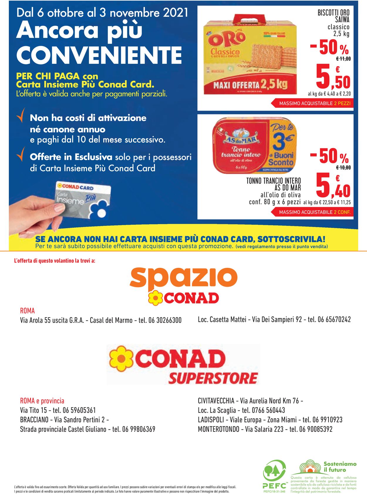 Volantino Conad - Offerte 06/10-03/11/2021 (Pagina 16)