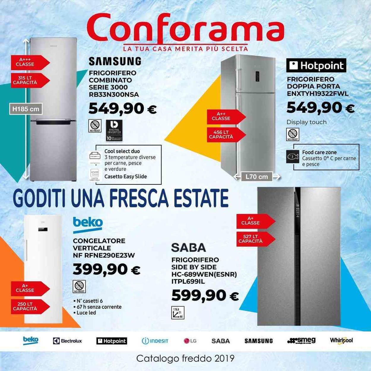 Volantino Conforama - Offerte 26/07-19/08/2019